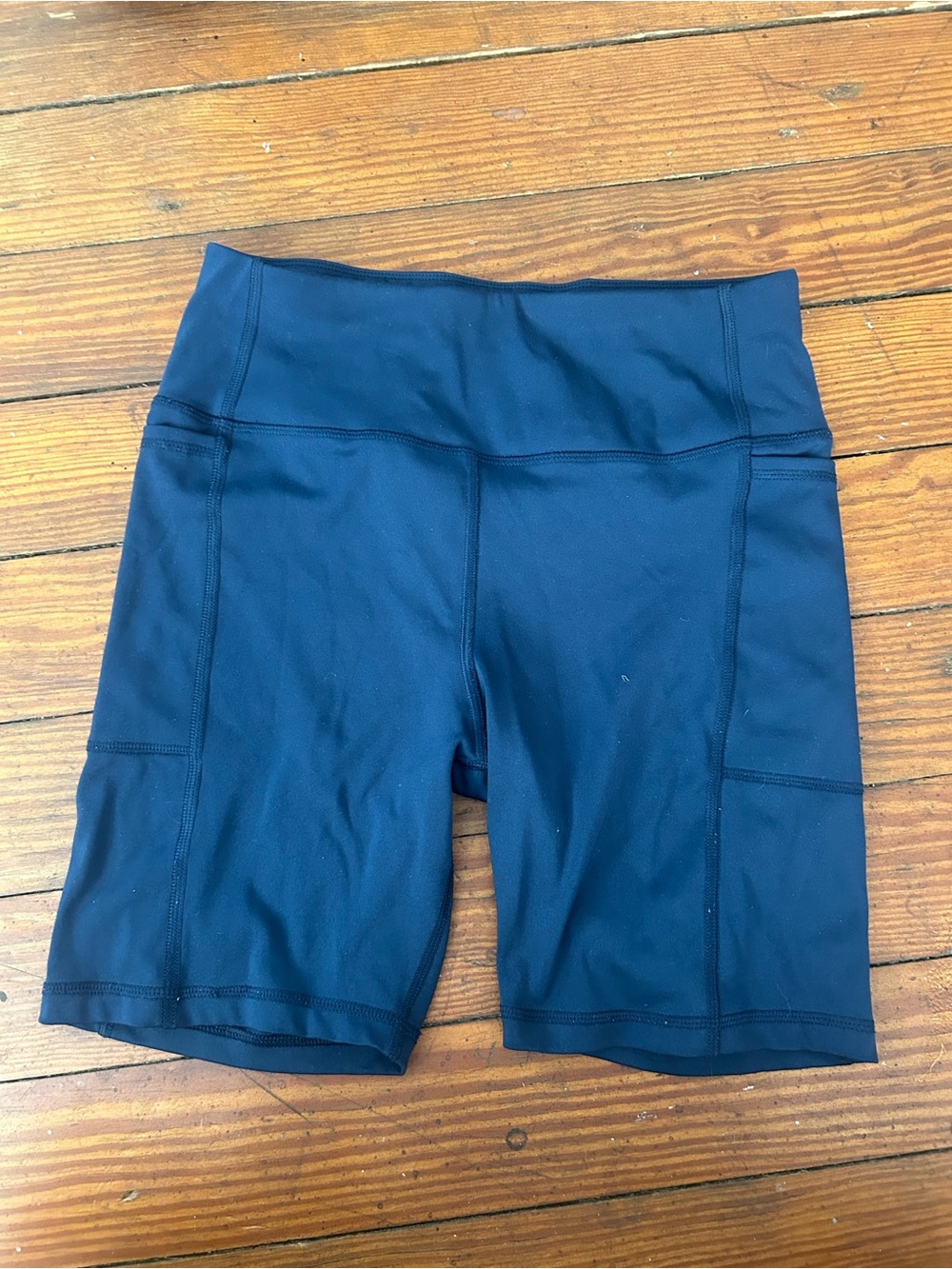 Navy Bike Shorts Athletic Works